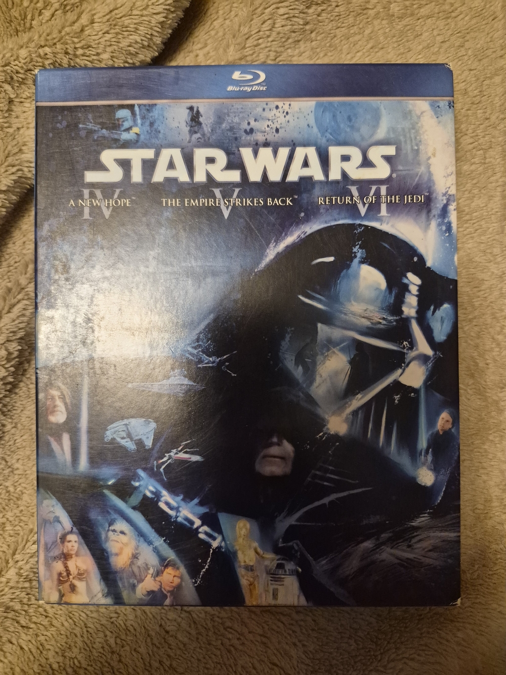 Star Wars Trilogy Blu-ray Box Set - Blue Artwork